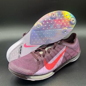 Nike Victory 2 Track Spikes Faith Kipyegon Burgundy/Crush IB4202-600 Men Sz 7.5